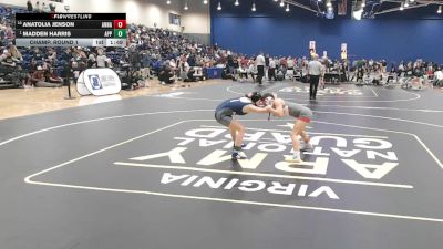 107 lbs Champ. Round 1 - Madden Harris, Appomattox County vs Anatolia Jenson, Annandale