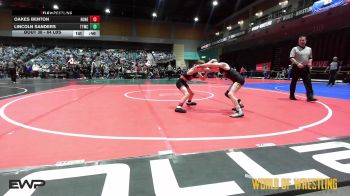 64 lbs Consi Of 16 #2 - Oakes Benton, Honey Badgers Wrestling Club vs Lincoln Sanders, Team Tulsa Wrestling Club