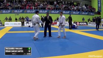 Masahiro Iwasaki vs Renan Sancar 2016 IBJJF Europeans