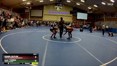 141 lbs Cons. Round 3 - Ejay Torres, Snow College vs Daniel Butler, Arizona Christian University