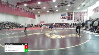 182 lbs Semifinal - Tommy Bean, Stafford vs Ryan Duncanson, Haddam-Killingworth