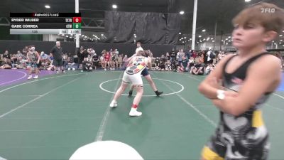 135 lbs Round 1 (6 Team) - Gabe Correa, CTWHALE vs Ryder Wilber, Terps Xtreme