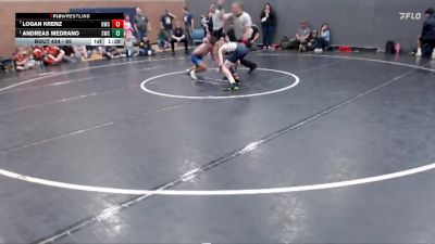 95 lbs 1st Place Match - Andreas Medrano, Suples Wrestling Club vs Logan Krenz, Hawk Wrestling Club