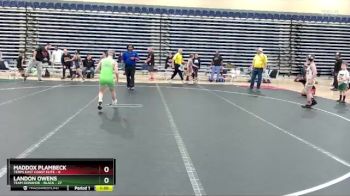 72 lbs Finals (8 Team) - Maddox Plambeck, Terps East Coast Elite vs Landon Owens, Team Donahoe - Black