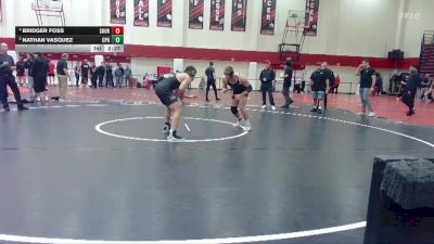 174 lbs 3rd Place Match - Nathan Vasquez, Cal Poly Humboldt vs Bridger Foss, Southern Oregon