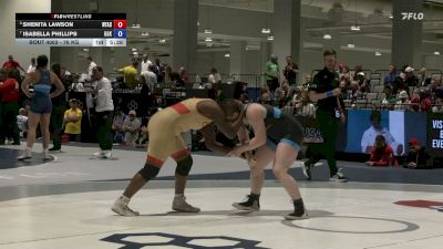 76 kg 3rd Place Match - Shenita Lawson, Nyac vs Isabella Phillips, Gannon Golden Knights