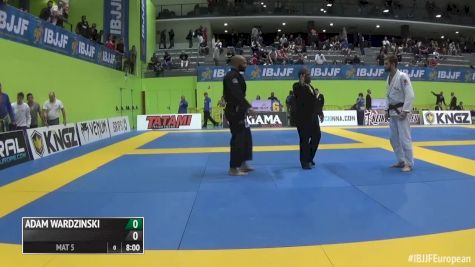 Adam Wardzinski vs Max Gimenis 2016 IBJJF Europeans