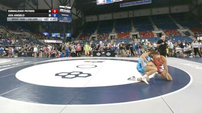 145 lbs Cons. Rd Of 32 - EmmaLeigh Peters, Michigan vs Ava Angelo, Michigan