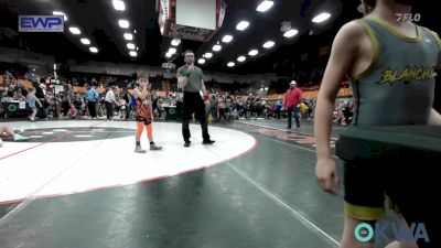 52 lbs Consi Of 8 #2 - Grant Baskin, Blanchard Youth Wrestling Club vs Lynx Lehman, Lexington Wrestling Club