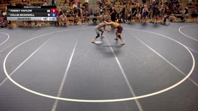 150 lbs Quarters - Torrey Paplow, MN vs Collin McDowell, WI