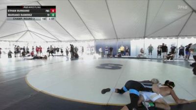 126 lbs Champ. Round 2 - Ethan Burbano, Pounders Wrestling Club vs Mariano Ramirez, Yucca Valley