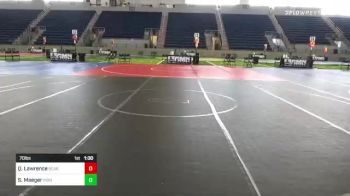 70 lbs Round Of 16 - Quinn Lawrence, Bear WC vs Sean Maeger, Pioneer Grappling