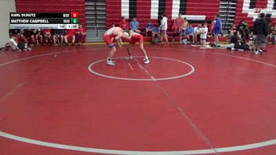 132 lbs Round 2 (4 Team) - Matthew Campbell, Vestavia Hills vs Karl Schutz, Hewitt-Trussville
