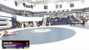 140 lbs Round 2 (4 Team) - Hailey Tibbs, Gold Rush vs Madison Pagonis, Sisters On The Mat