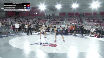 150 lbs Cons. Sub-semis - Nicholas Maisel, University Hawks Wrestling Club vs Jack Bratton, Springboro