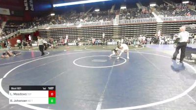 90 lbs Semifinal - Landon Meadows, Top Notch vs Beckett Johansen, No Team