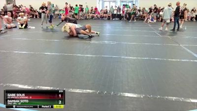 215 lbs Round 4 (6 Team) - Damian Soto, Spec Ops vs Gabe Solis, U2 Upstate Uprising