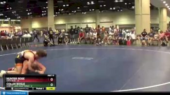 160 lbs Round 9 (10 Team) - Collin Bogle, Land O` Lakes Wild Things vs Hunter Rose, S.E.O. Blue