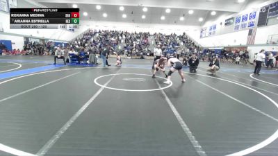 120 lbs Champ. Round 2 - Arianna Estrella, Hesperia vs Roxanna Medina, Santiago/GG