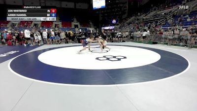 132 lbs Champ. Rd Of 128 - Jon Whitbred, PA vs Aiden Hansel, MS