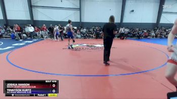 157 lbs Champ. Round 1 - Joshua Hanson, Reality Sports Wrestling Club vs Tennyson Kurtz, All-Phase Wrestling Club