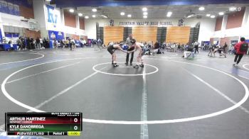 144 lbs Cons. Round 1 - Kyle DaNobrega, South Torrance vs Arthur Martinez, Newport Harbor