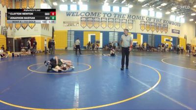 113 Gold Round 2 - Jonathon Bastian, Deland vs Clayton Newton, Camden County