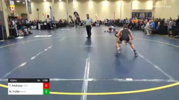 100 lbs Prelims - Timothy Andrasy, Leechburg vs Michael Fuller, Bangor