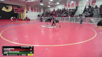 105 lbs Champ. Round 1 - Lana Khelghatian, Bonita vs Jj Lacientas, Aliso Niguel