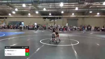 46 lbs Consolation - Cartar Montoya, New Mexico Wolfpack vs Karson Waag, Keystone