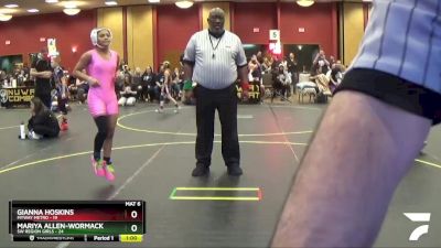 98 lbs Round 4 (6 Team) - Gianna Hoskins, MYWAY Metro vs Mariya Allen-Wormack, SW Region Girls