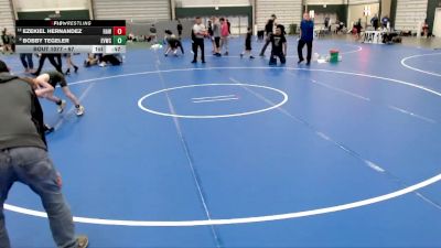 67 lbs 7th Place Match - Ezekiel Hernandez, HAWK vs Bobby Tegeler, Elkhorn Valley Wrestling Club,