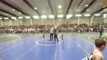 57 lbs Quarterfinal - Gage Henderson, Sargent Farmers vs Nico Lopez, Black Fox Wrestling Academy