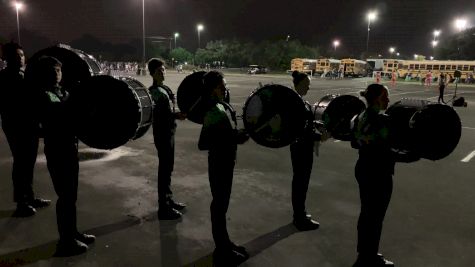 James Bowie Drums Before Finals Run At BOA Austin
