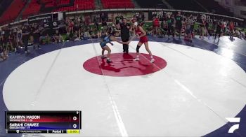 105 lbs Round 4 (16 Team) - Kamryn Mason, Washington 1 vs Sarahi Chavez, Oregon Red