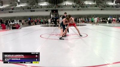 120 lbs Cons. Round 3 - Nicholas LaMontia, Willard Youth Wrestling Club vs Wyatt Maxville, WreSTL