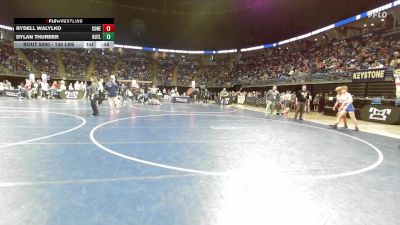 145 lbs Round Of 32 - Rydell Walylko, Conemaugh Twp. vs Dylan Thurber, Butler