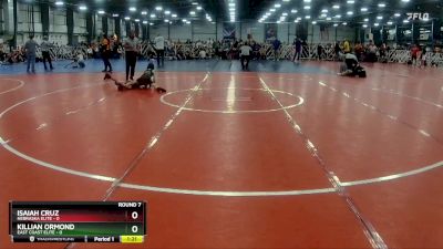 72 lbs Rd# 10- 4:00pm Saturday Final Pool - Isaiah Cruz, Nebraska Elite vs Killian Ormond, East Coast Elite