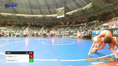 76 lbs Round Of 32 - Owen Shea, Elevate vs Brody Romero, Goldmans Wrestling Academy Of The Rockies