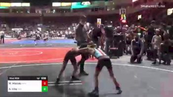 66 lbs Consi Of 16 #2 - Mason Macias, NM WolfPack vs Alexander Villa, Pride WC