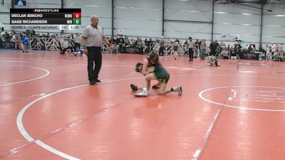 100 lbs Round 3 - 12:30pm Saturday - Gage Richardson, Minions vs Declan Jericho, NCWAY National Team