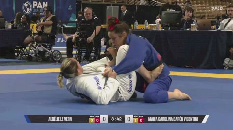 Maria Carolina Barón Vicentini vs Aurélie Le Vern 2025 Pan Jiu Jitsu IBJJF Championship