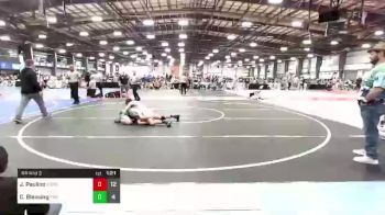 132 lbs Rr Rnd 3 - Jonah Paulino, Doughboy vs Connor Blessing, Felix Wrestling Academy Black