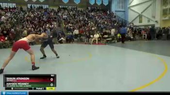 182 lbs Champ. Round 1 - Shaun Atkinson, Smyrna H S vs Hayden Moaney, Delaware Military Academy