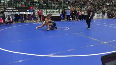 170 lbs Quarters - Kasee Huss vs Aliayah Shade, Ankeny Wrestling Club