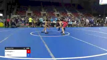 132 lbs Round Of 64 - Garrett Kingery, Iowa vs Jason Mara, Idaho