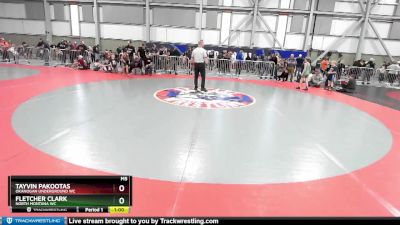 71 lbs 1st Place Match - Fletcher Clark, North Montana WC vs Tayvin Pakootas, Okanogan Underground WC