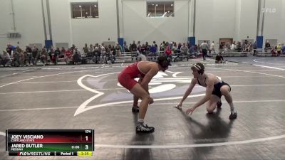 174 lbs Cons. Round 4 - Joey Visciano, Cortland State vs Jared Butler, Messiah