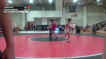 132 lbs Finals (2 Team) - Gauge Fritz, Gypsum-Southeast Of Saline HS vs Cahlan Kaberline, Onaga HS