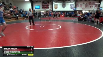 150 lbs Round 5 - Gable Underbakke, West Liberty vs Trevor Phillips, Columbus Community/WMU
